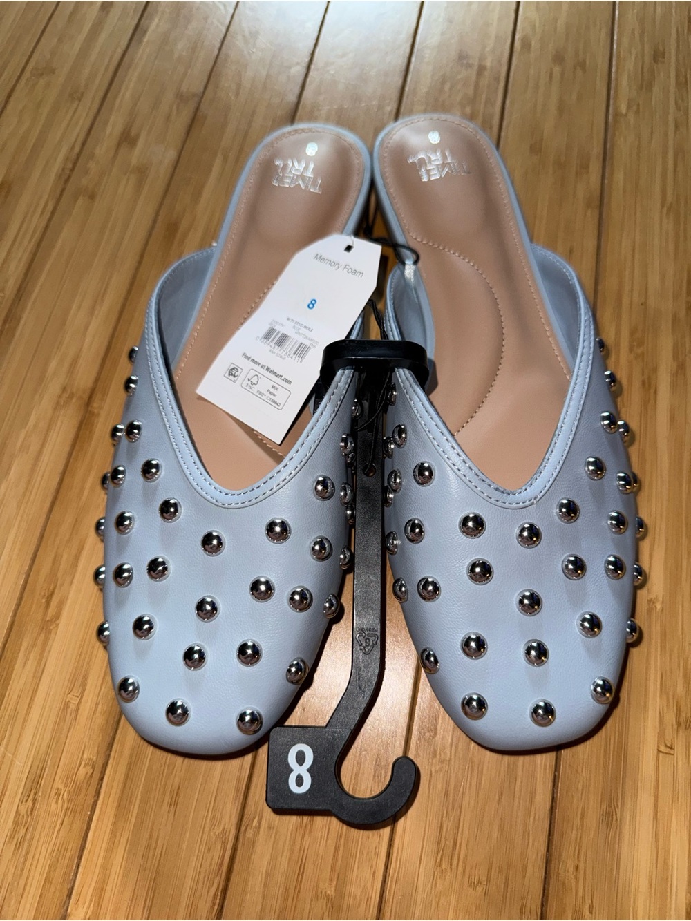 Time and Tru Studded Slip On Mule - Picture 1 of 4